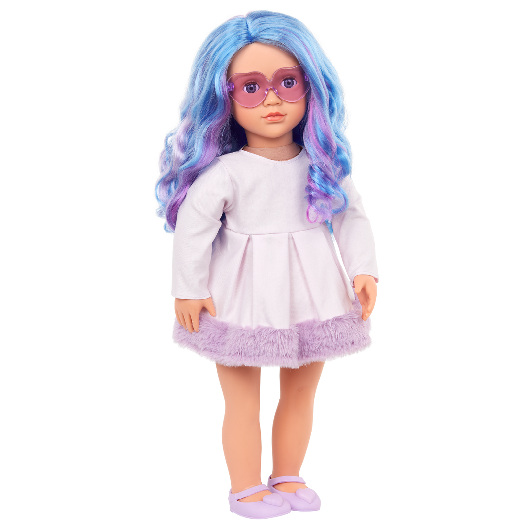 Veronika - 46cm Doll with Multi-Coloured Hair - Toys & Gifts for Kids - Ages 3 Years - 12 - Our Generation UK