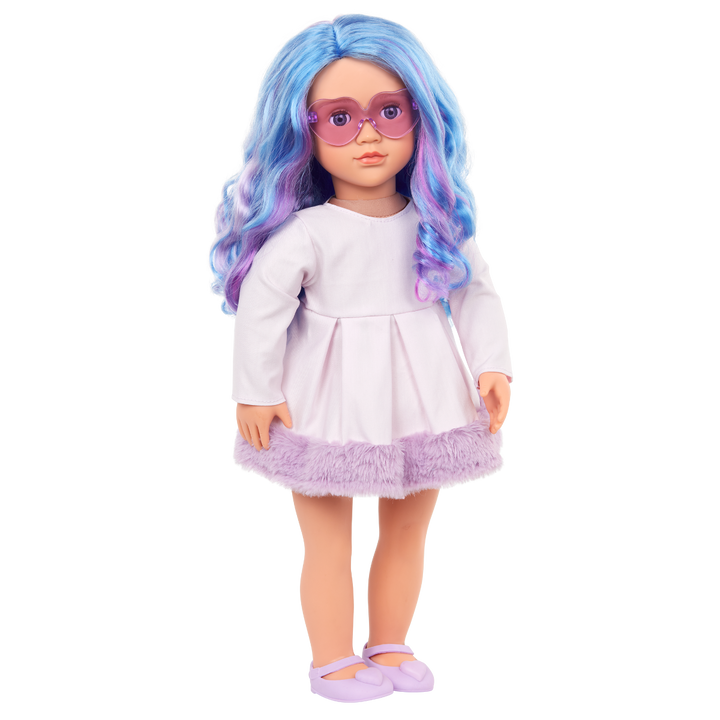 Veronika - 46cm Doll with Multi-Coloured Hair - Toys & Gifts for Kids - Ages 3 Years - 12 - Our Generation UK