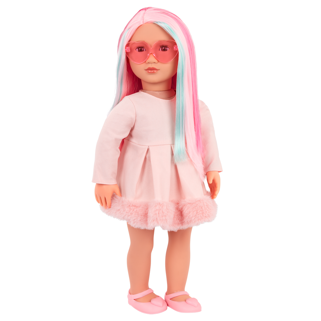 Rosa 46cm Multicoloured Hair Doll Our Generation Our Gen UK Trade