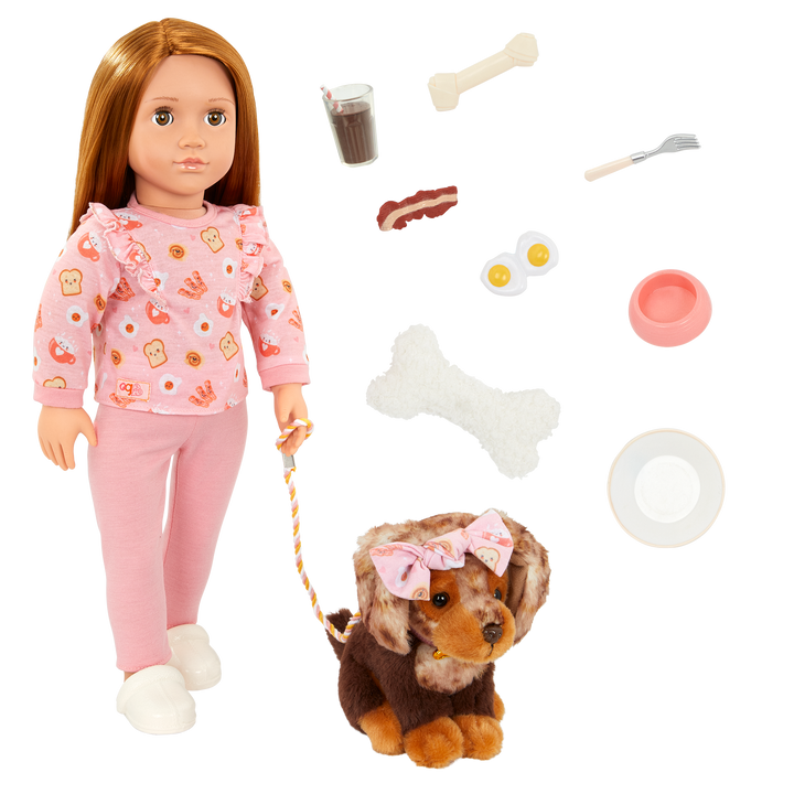 Our Generation 18-inch Doll & Pet Claudia & Cinnamon