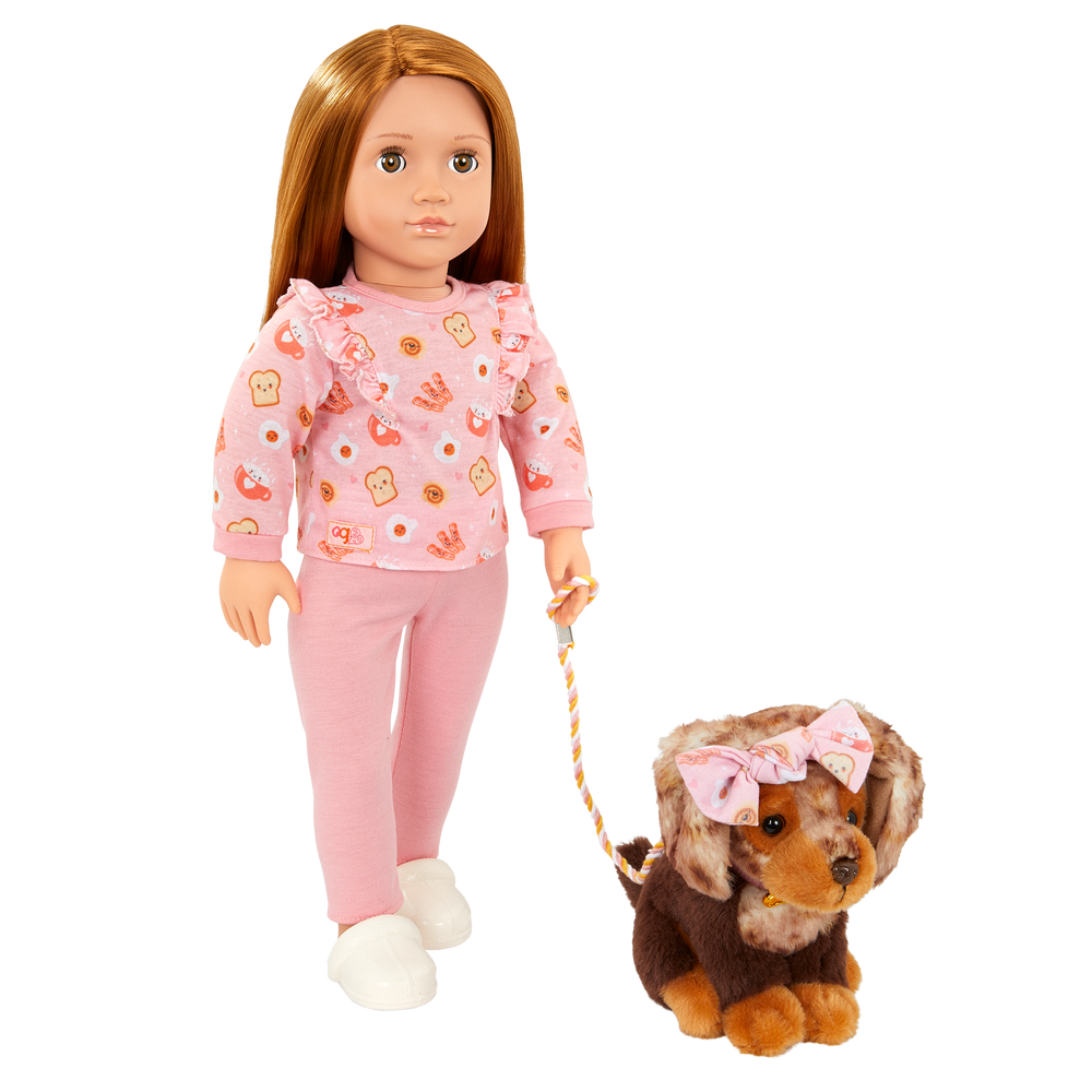 Our Generation 18-inch Doll & Pet Claudia & Cinnamon