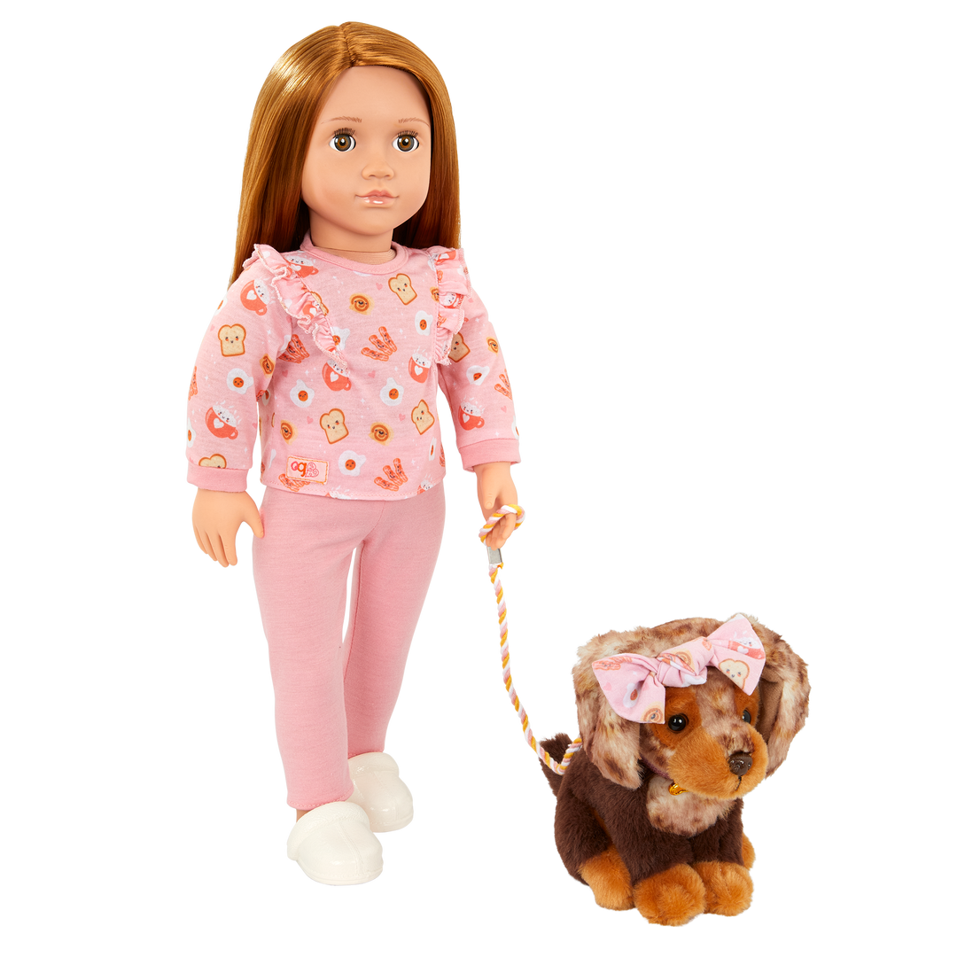 Our Generation 18-inch Doll & Pet Claudia & Cinnamon