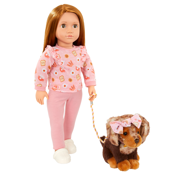Our Generation 18-inch Doll & Pet Claudia & Cinnamon