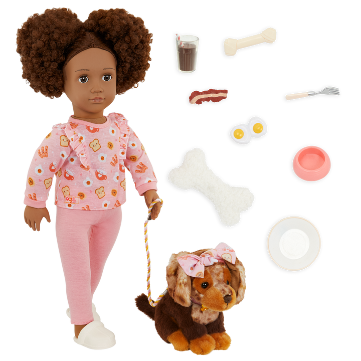 Our Generation 18-inch Doll & Pet Camryn & Coco