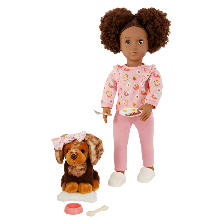 Our Generation 18-inch Doll & Pet Camryn & Coco