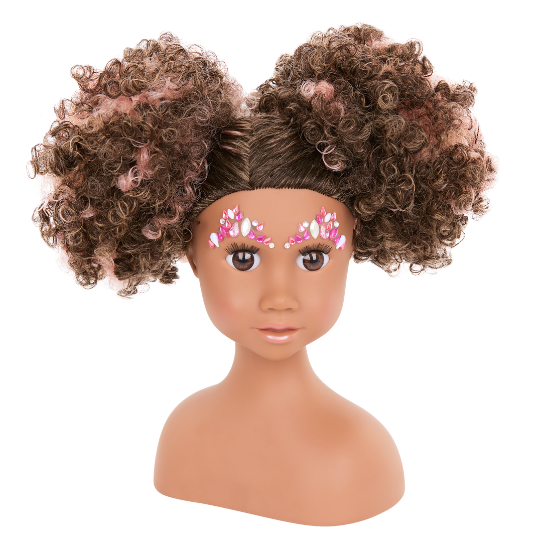 Our Generation Sparkles of Fun Styling Head Doll Davina