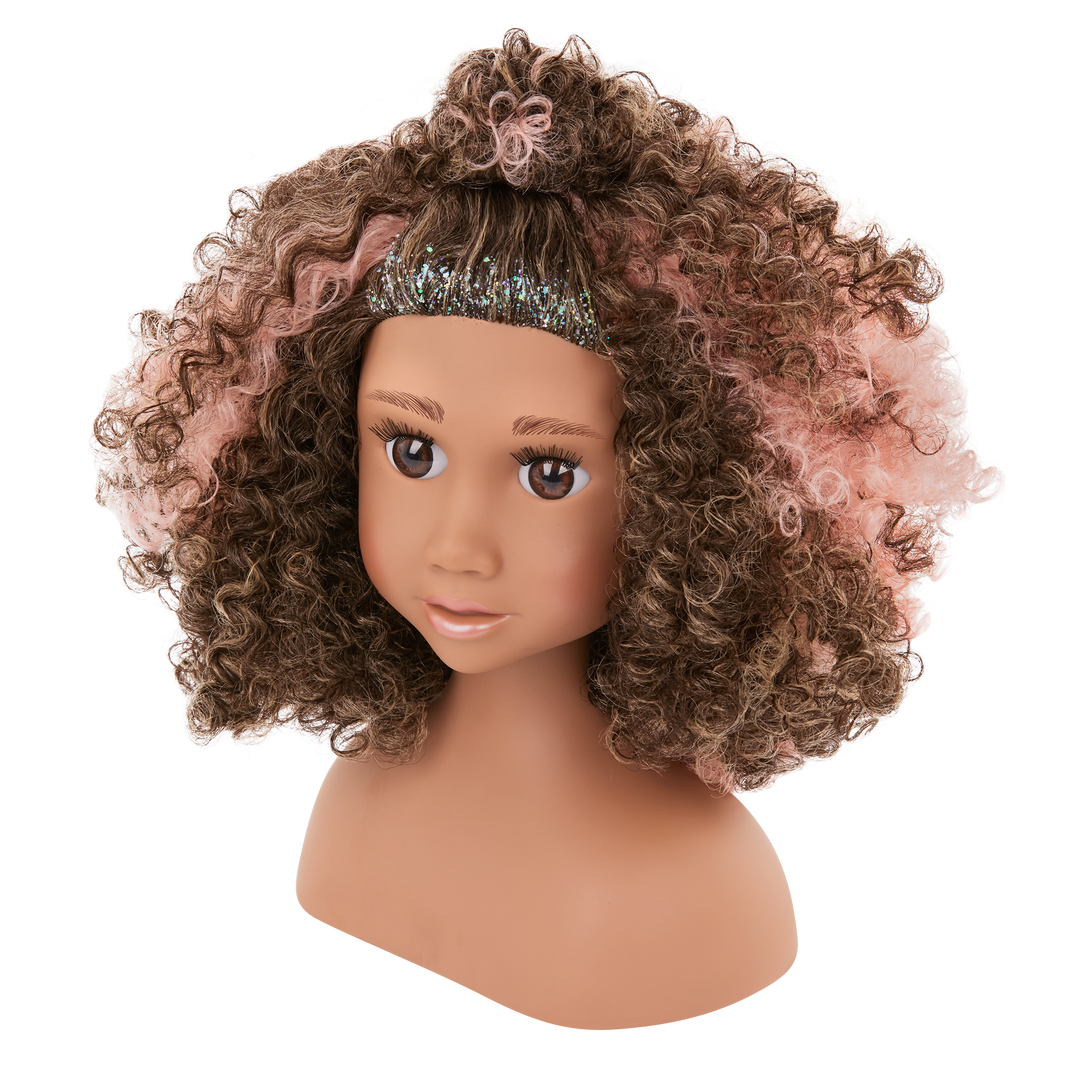 Our Generation Sparkles of Fun Styling Head Doll Davina