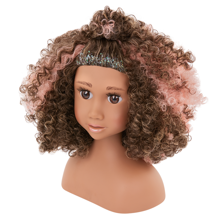 Our Generation Sparkles of Fun Styling Head Doll Davina