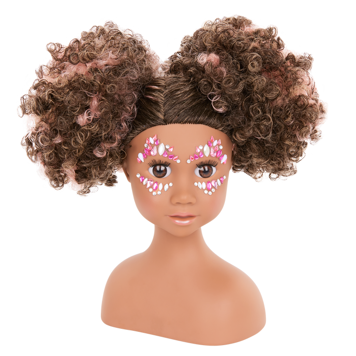 Our Generation Sparkles of Fun Styling Head Doll Davina