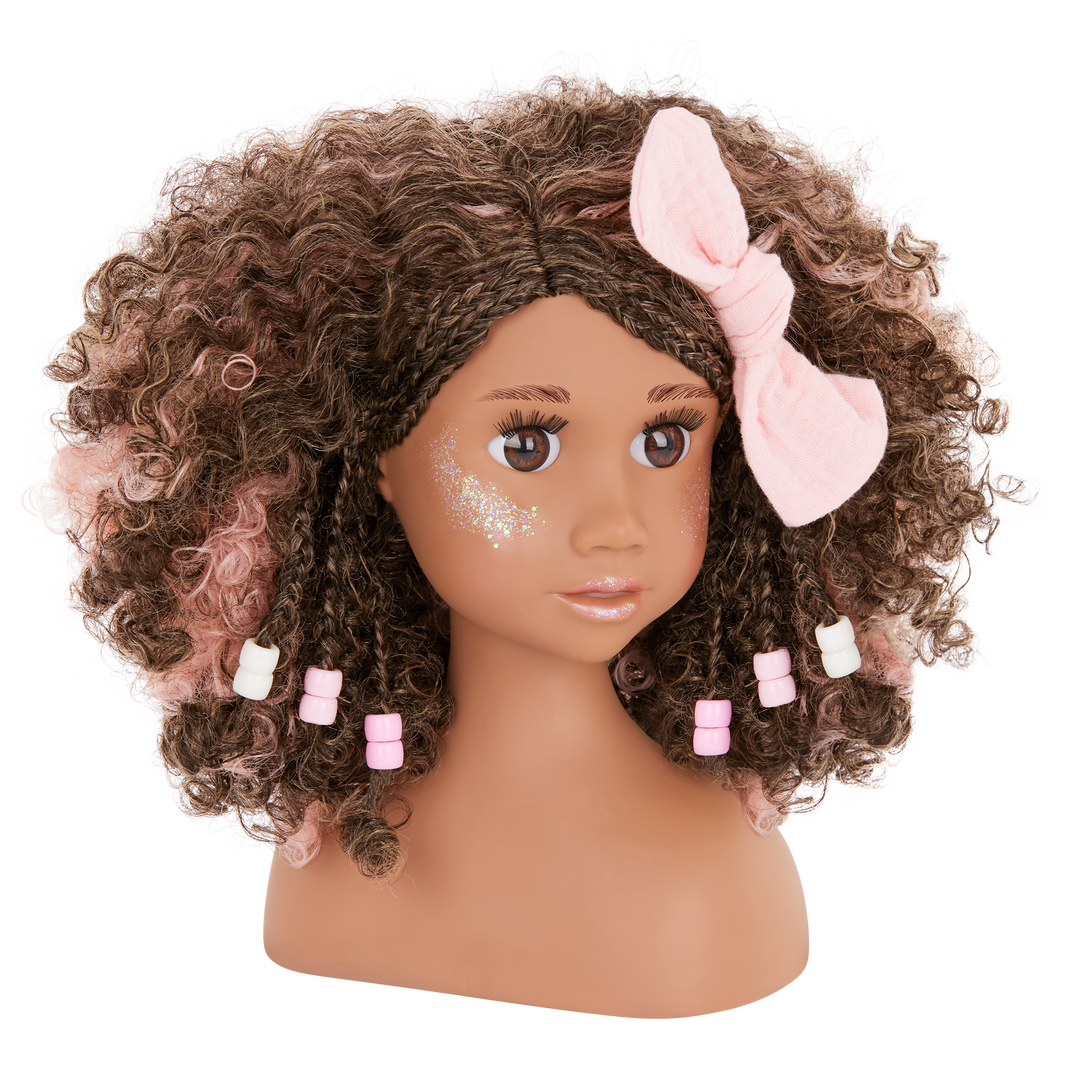 Our Generation Sparkles of Fun Styling Head Doll Davina