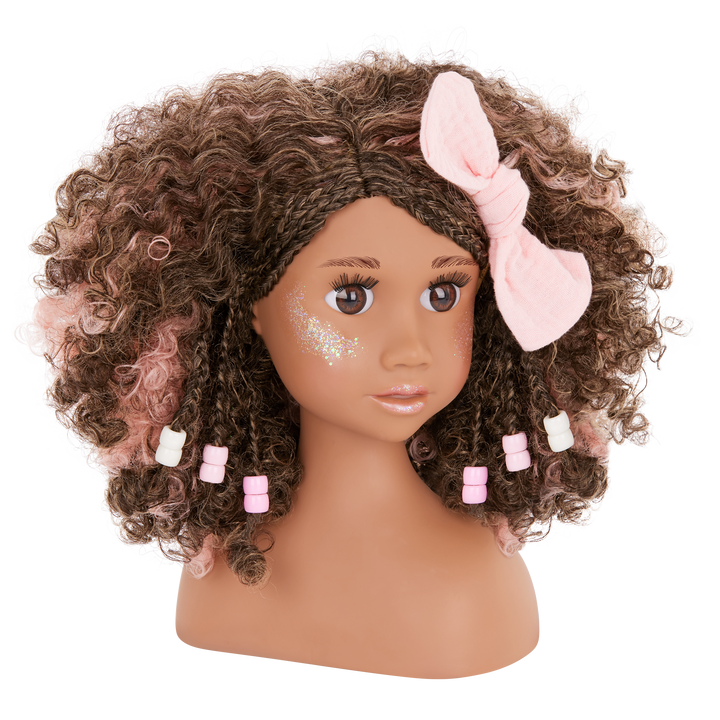 Our Generation Sparkles of Fun Styling Head Doll Davina