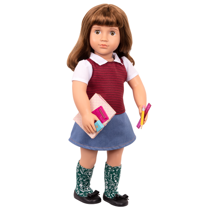 Talent and Mathematics School Supplies for 18-inch Dolls