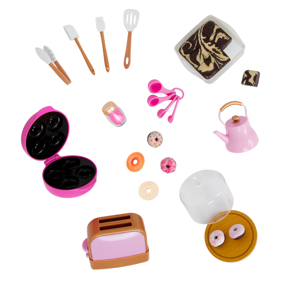 Baker's Kitchen Set - Baking Accessory Set for 46cm Dolls - Cooking Accessories - Our Generation UK