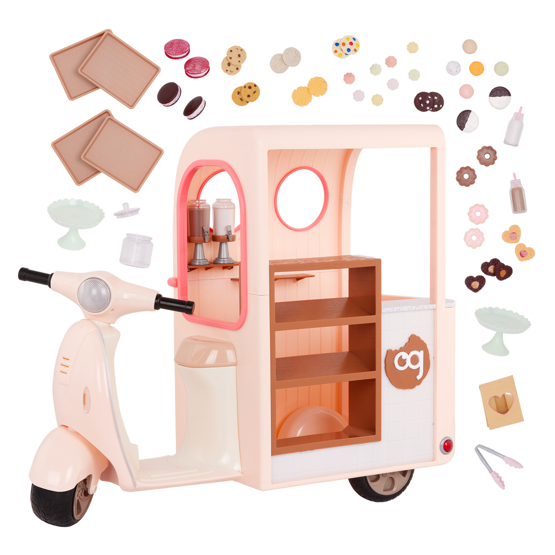 Our Generation Chip Chip Hooray Cookie Scooter for 18-inch Dolls