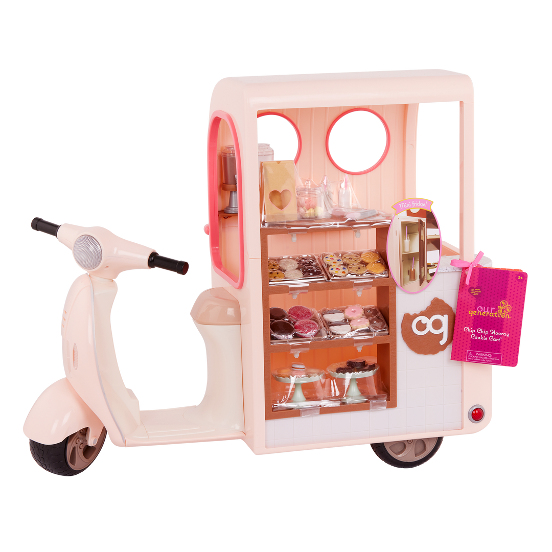 Our Generation Chip Chip Hooray Cookie Scooter for 18-inch Dolls