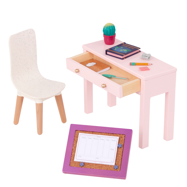 Our Generation Working Wonder Desk Furniture for 18-inch Dolls