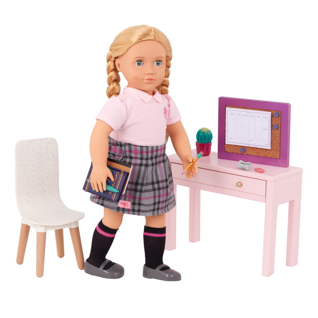 Our Generation Working Wonder Desk Furniture for 18-inch Dolls