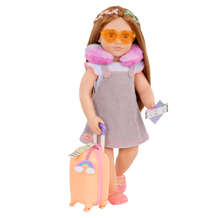 Our Generation Over the Rainbow Luggage Set for 18-inch Dolls