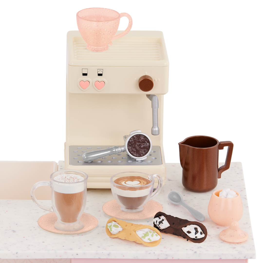 Our Generation Brewed for You Coffee Machine Set for 18-inch Dolls