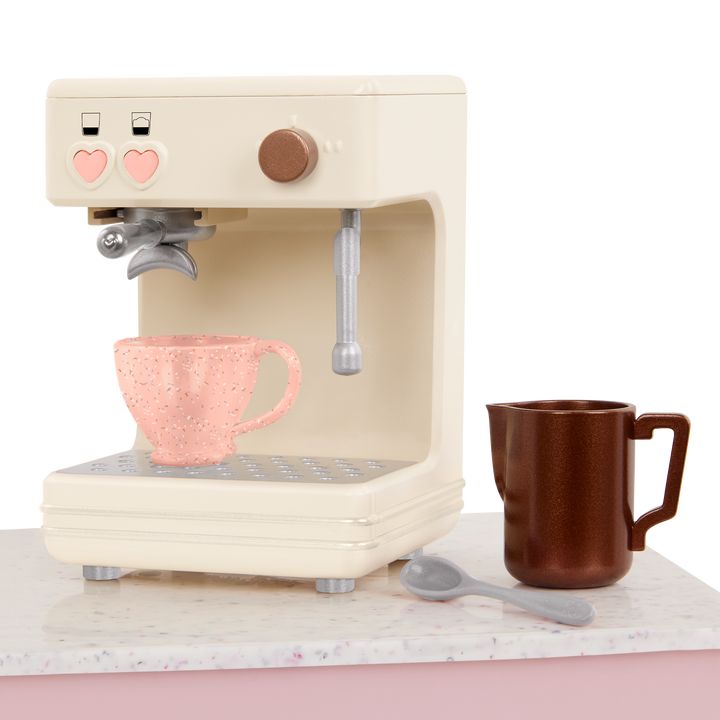 Our Generation Brewed for You Coffee Machine Set for 18-inch Dolls