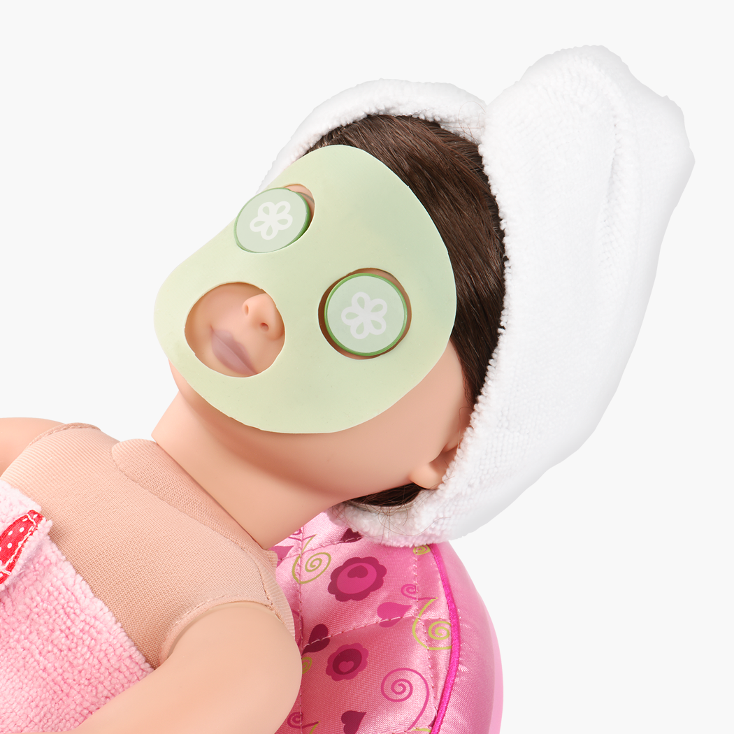 18-inch doll using spa playset