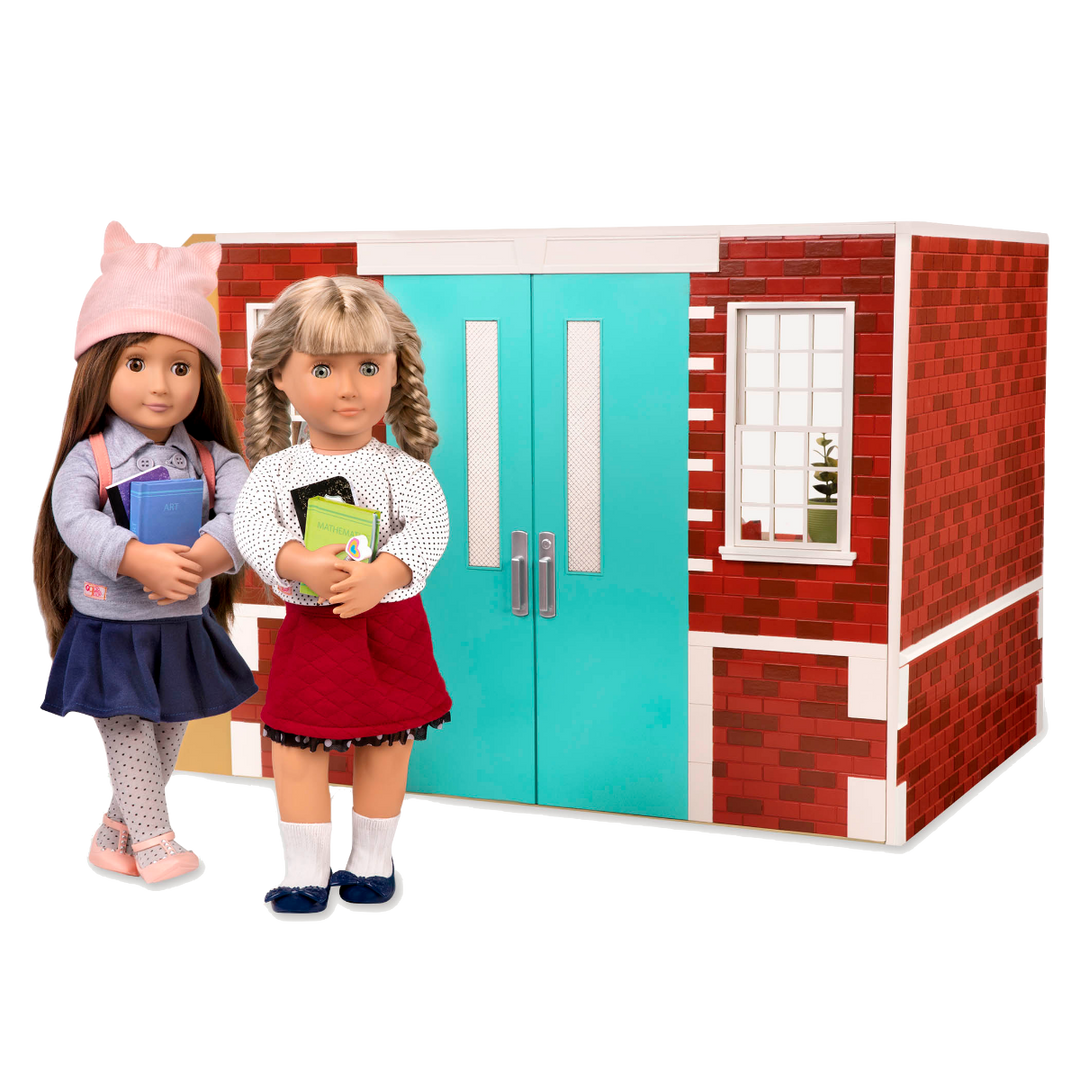 Awesome Academy - Classroom Playset for 46cm Dolls - School for Dolls - School Supplies - Functioning Lights & Sounds - Award-Winning Toy - Doll Accessories - Our Generation UK