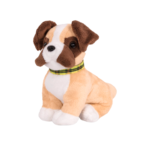 Poseable Boxer Pup 46cm Doll Dog Plush Our Generation Our Gen UK Trade