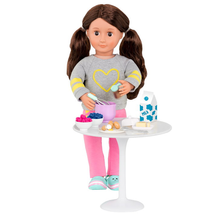 Wake Up to Flavour - Pancake Breakfast Set for 46cm Dolls - Food Accessories for Dolls - Our Generation