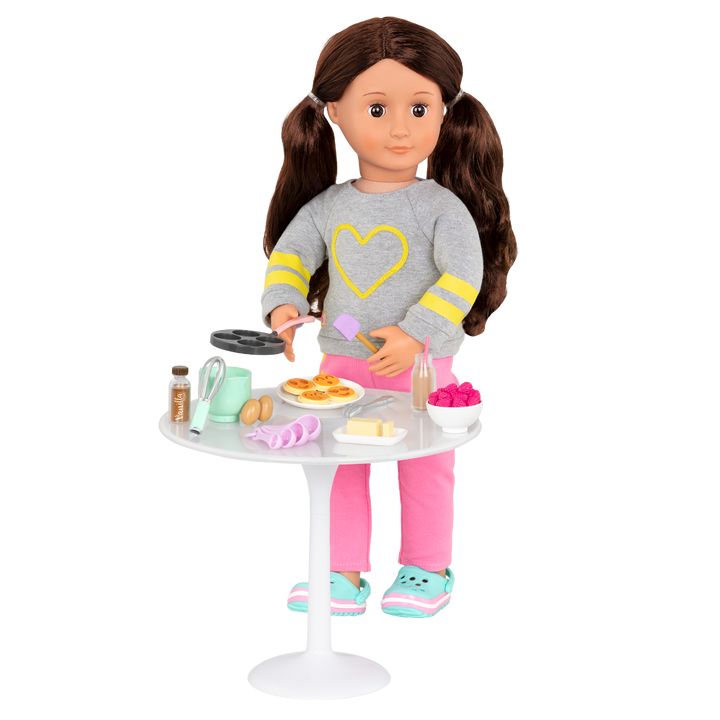 Wake Up to Flavour - Pancake Breakfast Set for 46cm Dolls - Food Accessories for Dolls - Our Generation