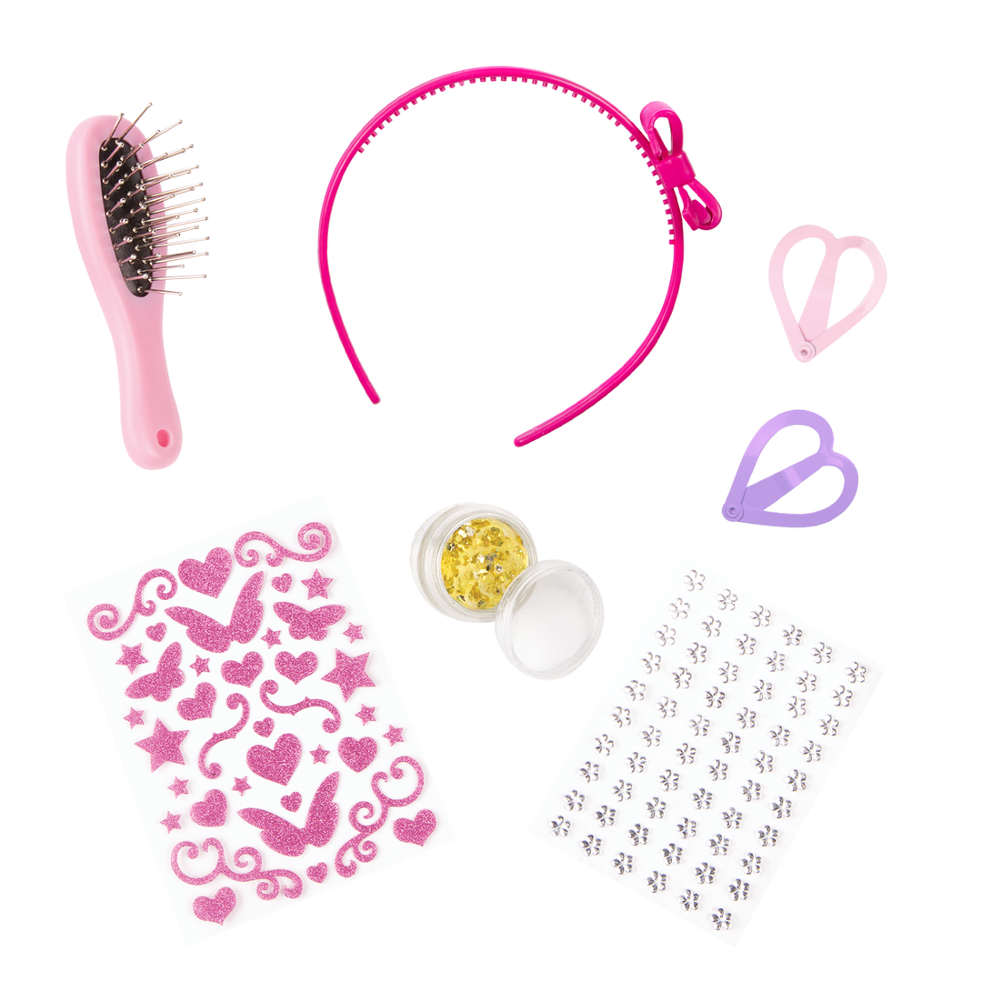 Trista - 23cm Doll Head - Doll Styling Head with Hair Accessories - Our Generation