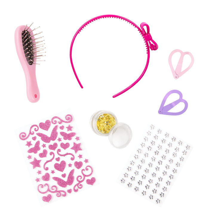 Trista - 23cm Doll Head - Doll Styling Head with Hair Accessories - Our Generation