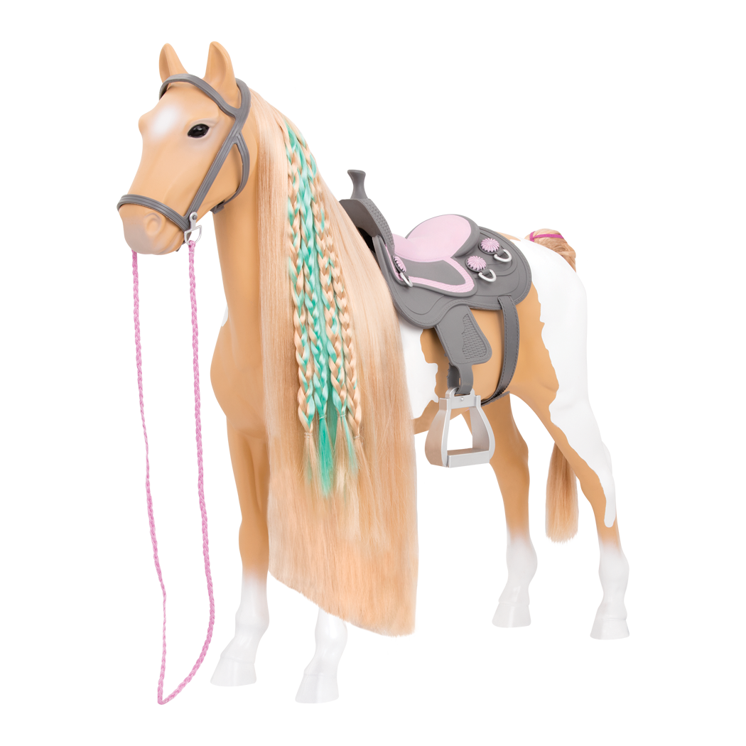 Our generation white hair play deals horse 50cm