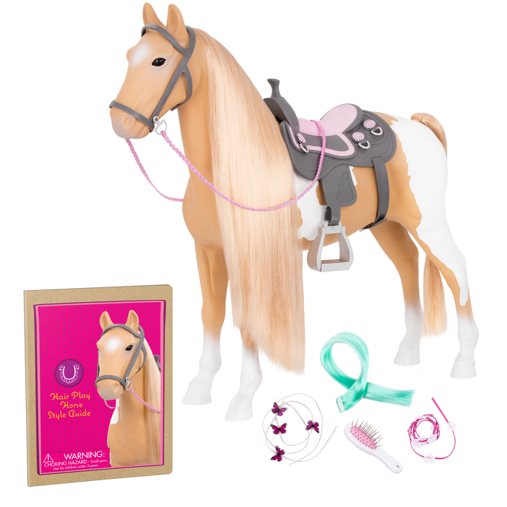 Our generation white hair play horse on sale 50cm