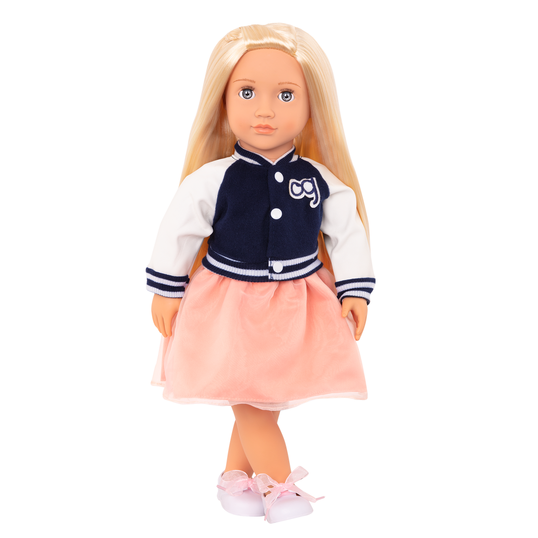 Terry Retro 18-inch Doll with Varsity Jacket